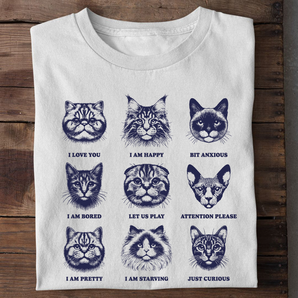 Emotion Cats  T-Shirt