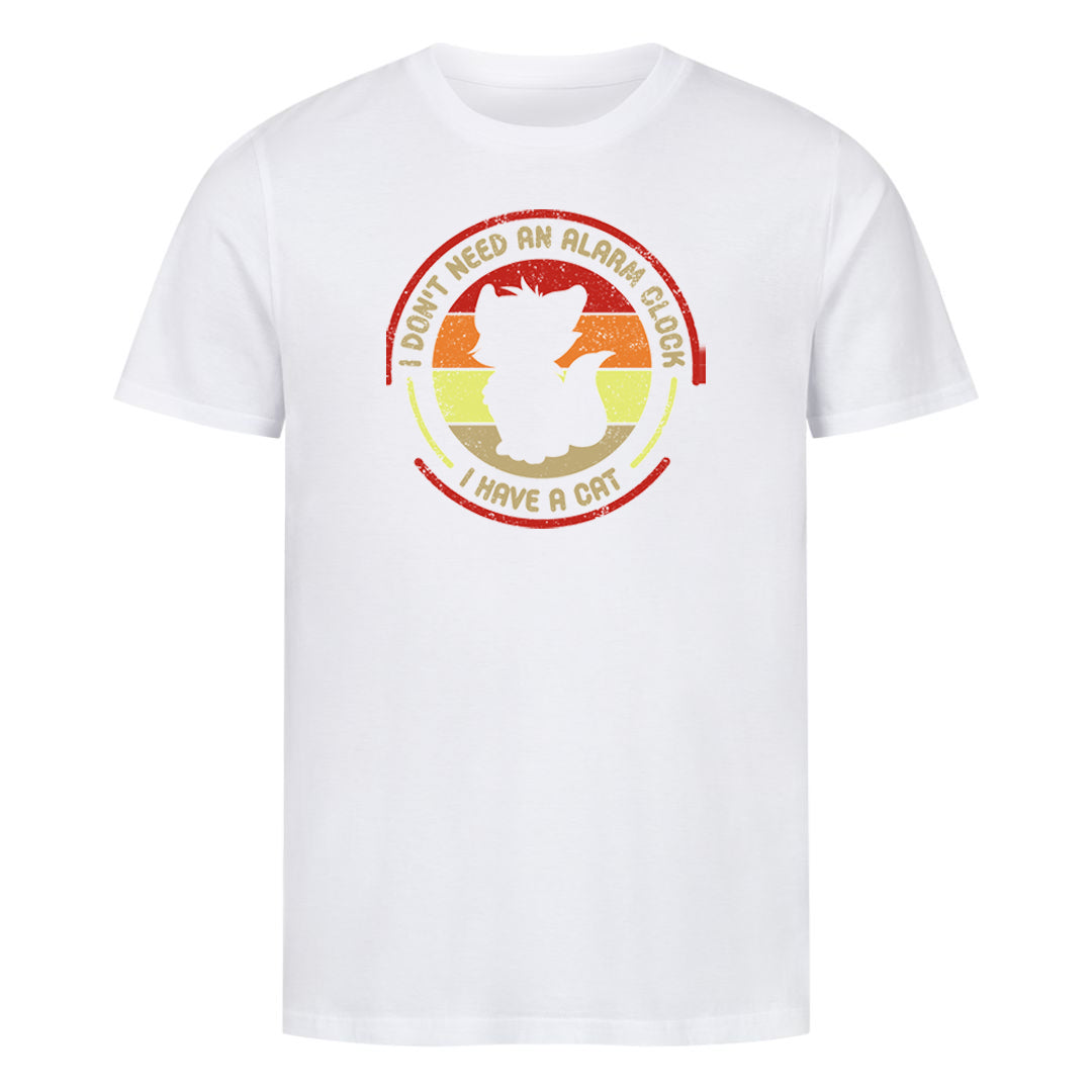 Alarm Clock Cat  T-Shirt