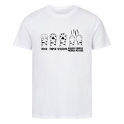 Rock paper Scissors Murder Mittens T-Shirt