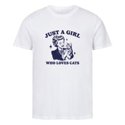 Girl who loves Cats T-Shirt
