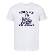 Guy who loves Cats  T-Shirt