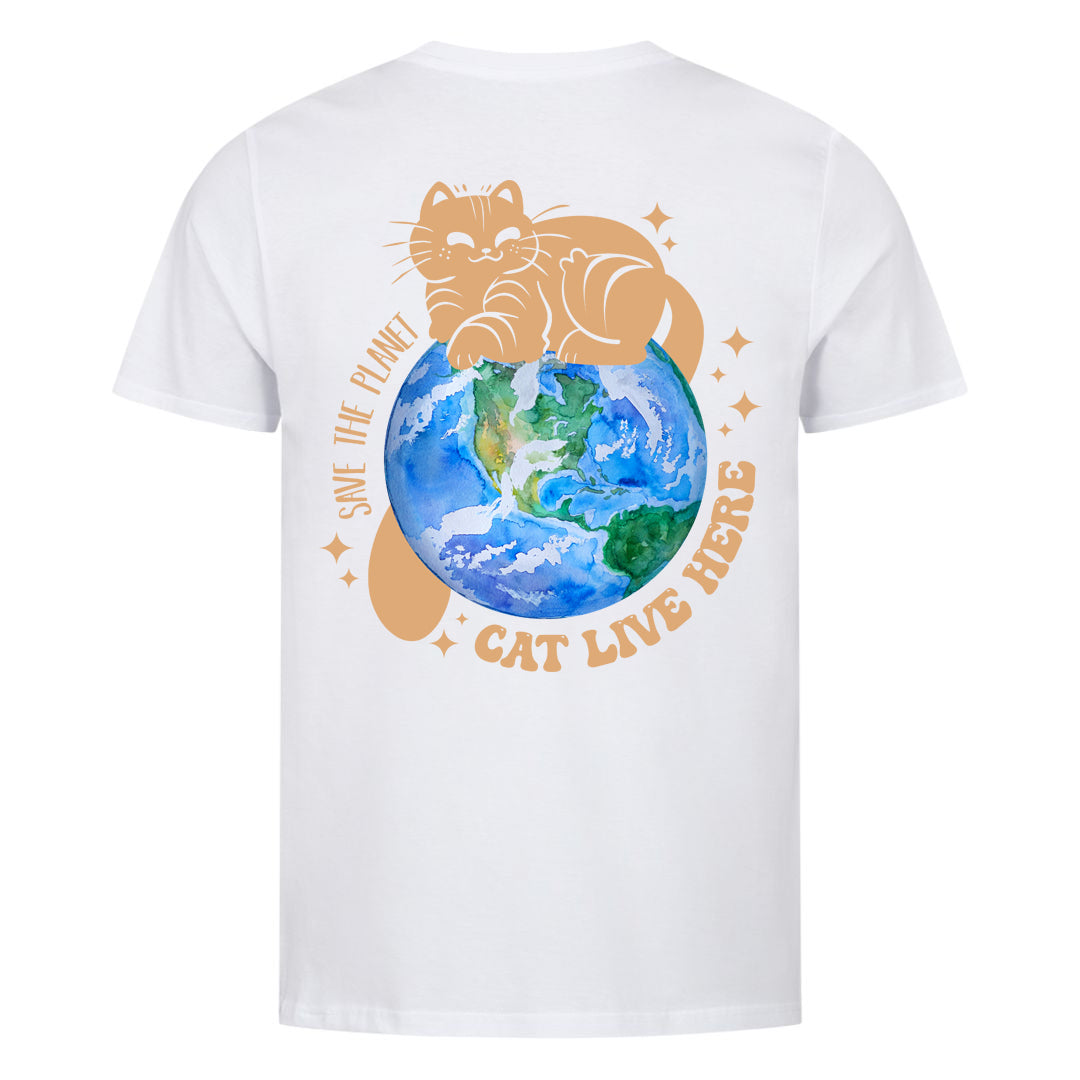 Save the Planet  T-Shirt BackPrint