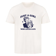 Girl who loves Cats T-Shirt