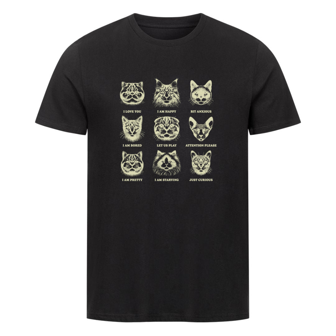 Emotion Cats  T-Shirt