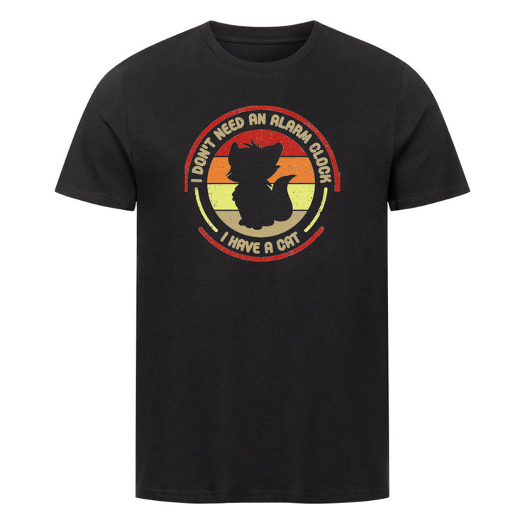 Alarm Clock Cat  T-Shirt