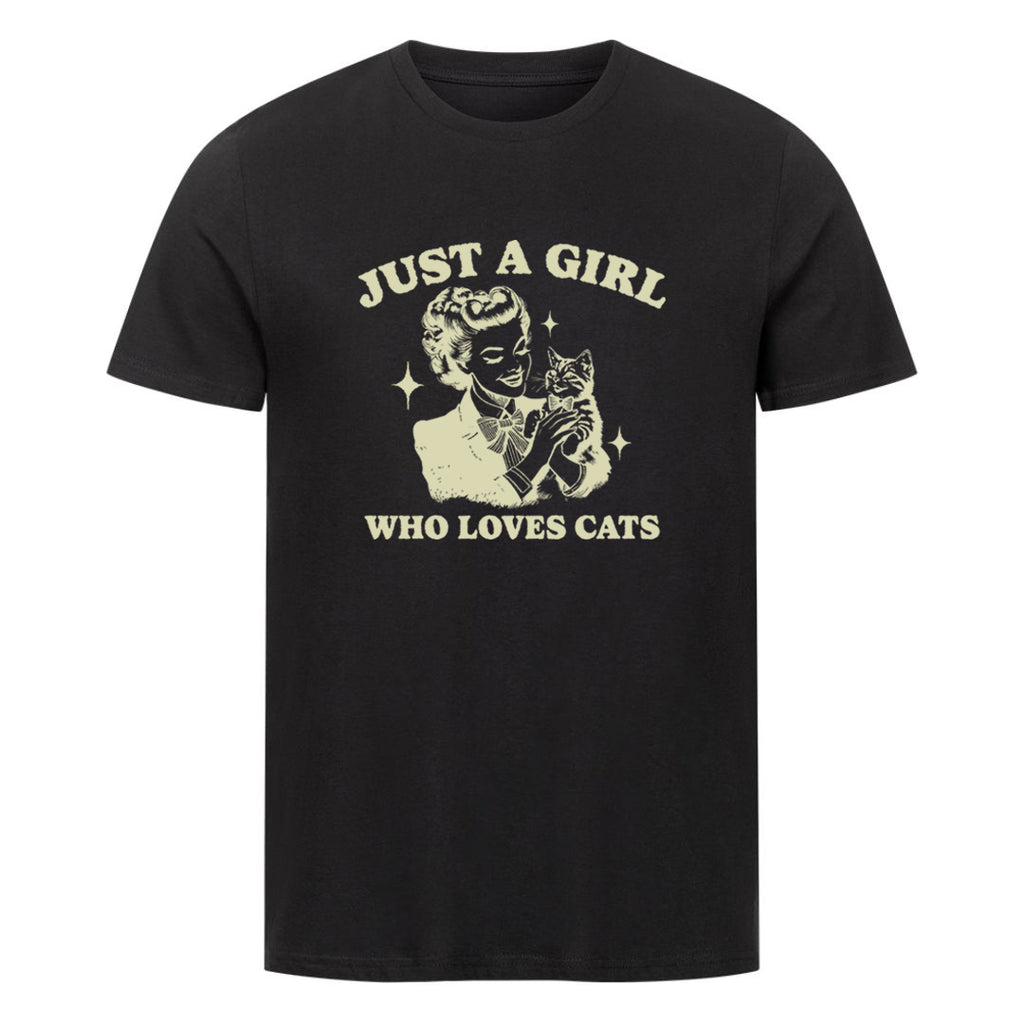 Girl who loves Cats T-Shirt