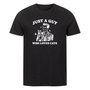 Guy who loves Cats  T-Shirt