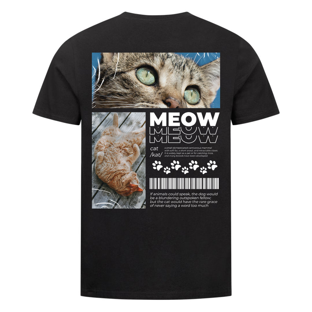 Cat Definition Modern T-Shirt BackPrint