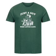 Guy who loves Cats  T-Shirt