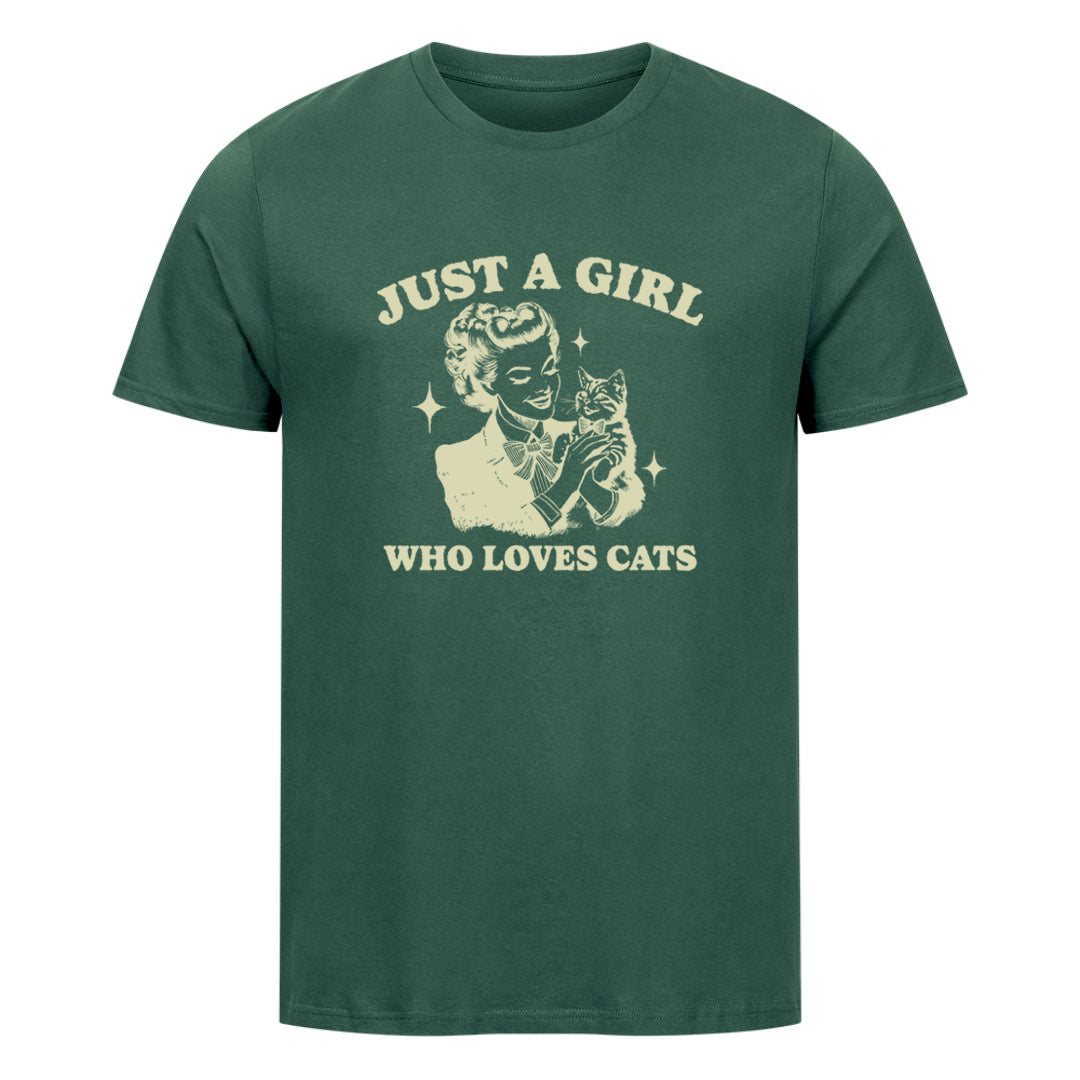 Girl who loves Cats T-Shirt