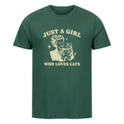 Girl who loves Cats T-Shirt