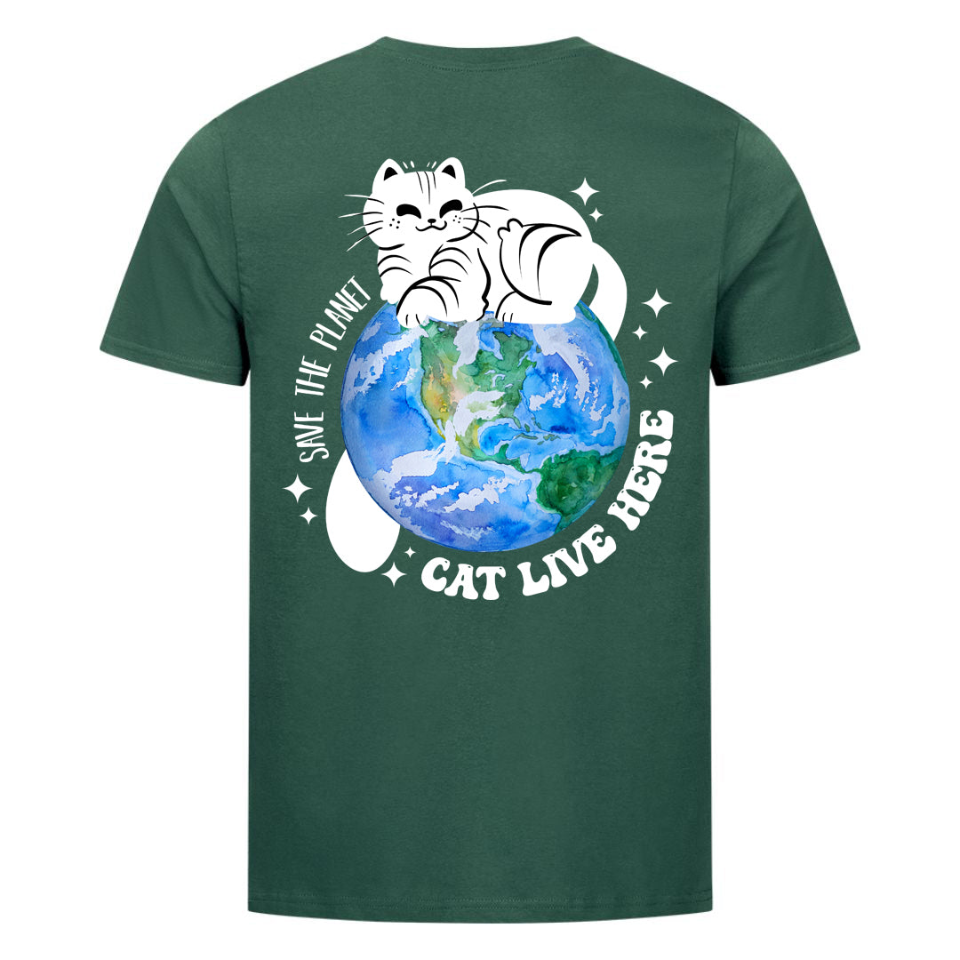 Save the Planet  T-Shirt BackPrint