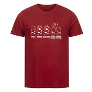 Rock paper Scissors Murder Mittens T-Shirt