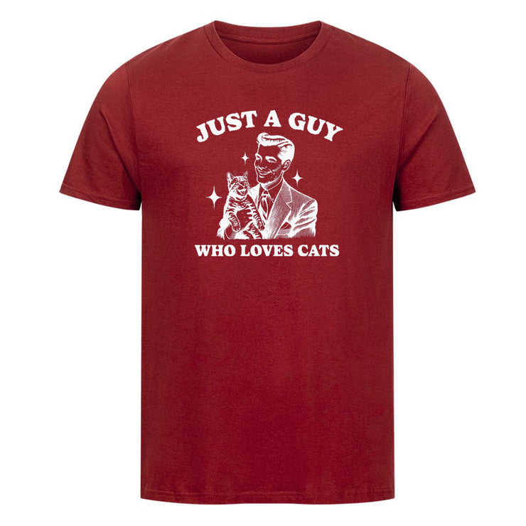 Guy who loves Cats  T-Shirt