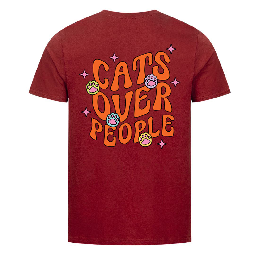 Cats Over People T-Shirt BackPrint