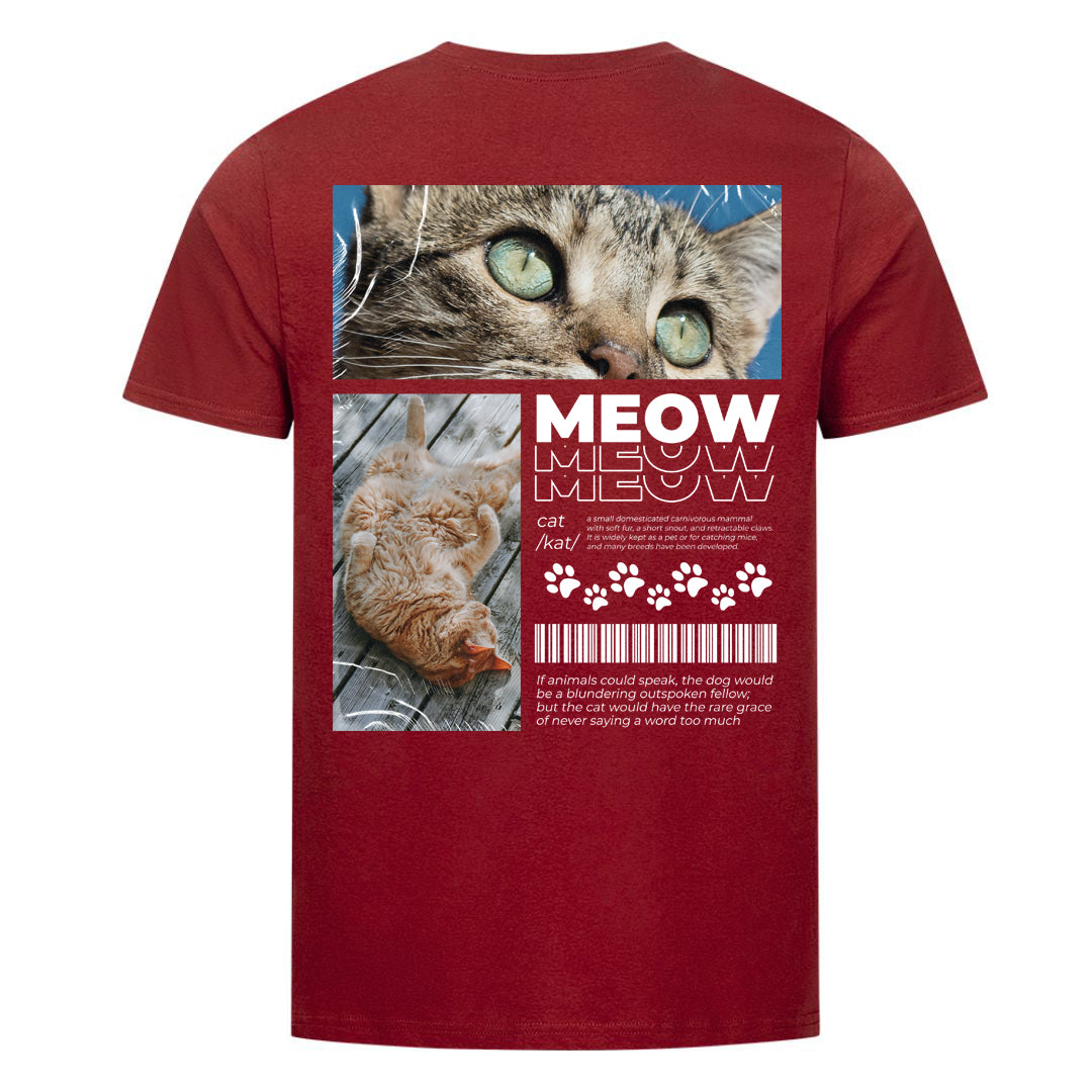 Cat Definition Modern T-Shirt BackPrint