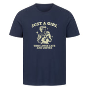 Girl who loves Cats and Coffee T-Shirt