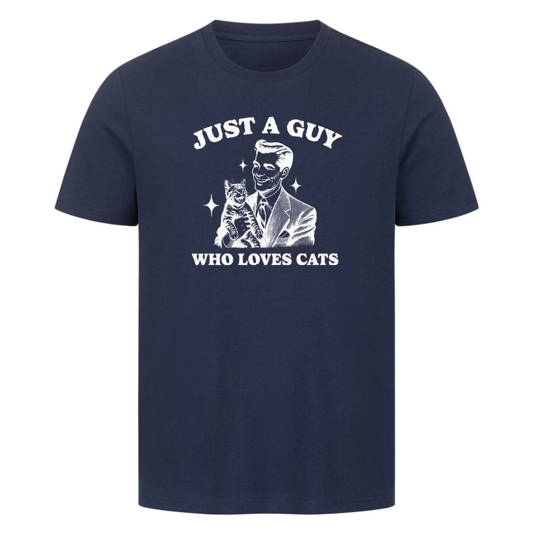 Guy who loves Cats T-Shirt