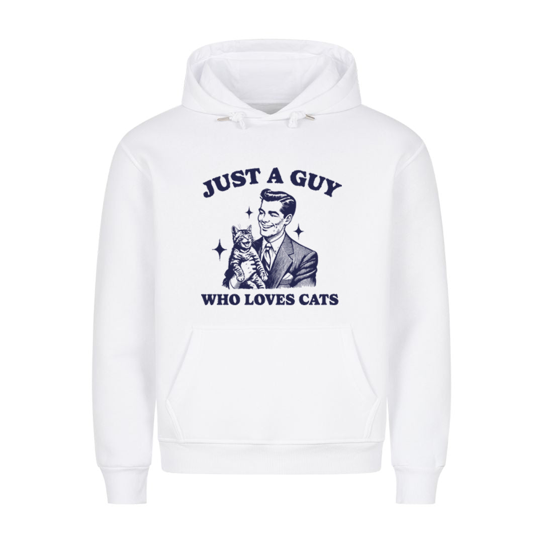 Guy who loves Cats Hoodie