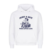 Guy who loves Cats Hoodie