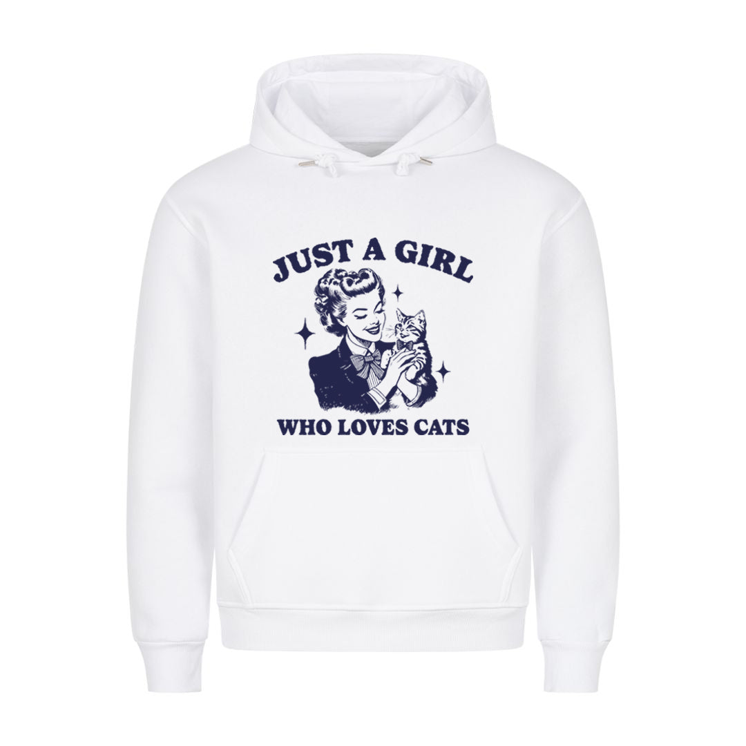 Girl who loves Cats Hoodie
