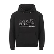 Rock paper Scissors Murder Mittens Hoodie