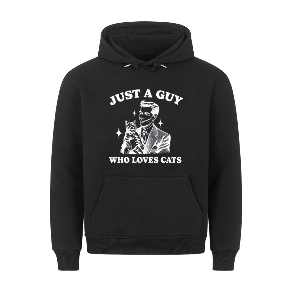 Guy who loves Cats Hoodie