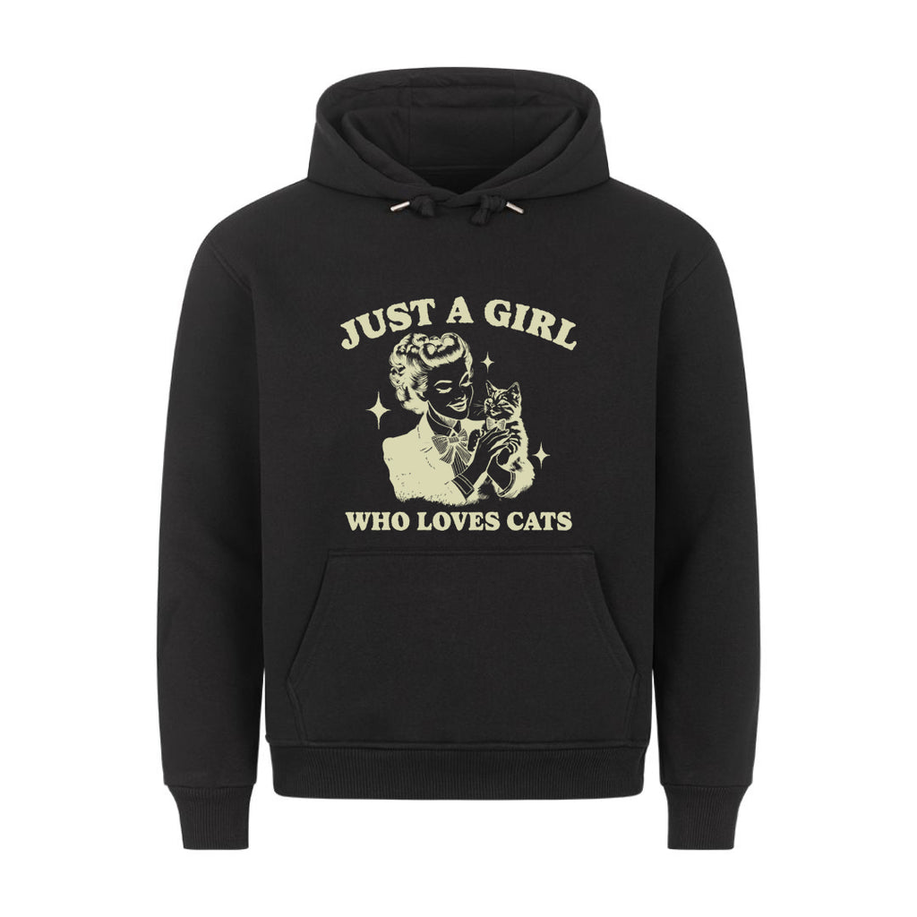 Girl who loves Cats Hoodie