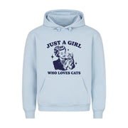 Girl who loves Cats Hoodie