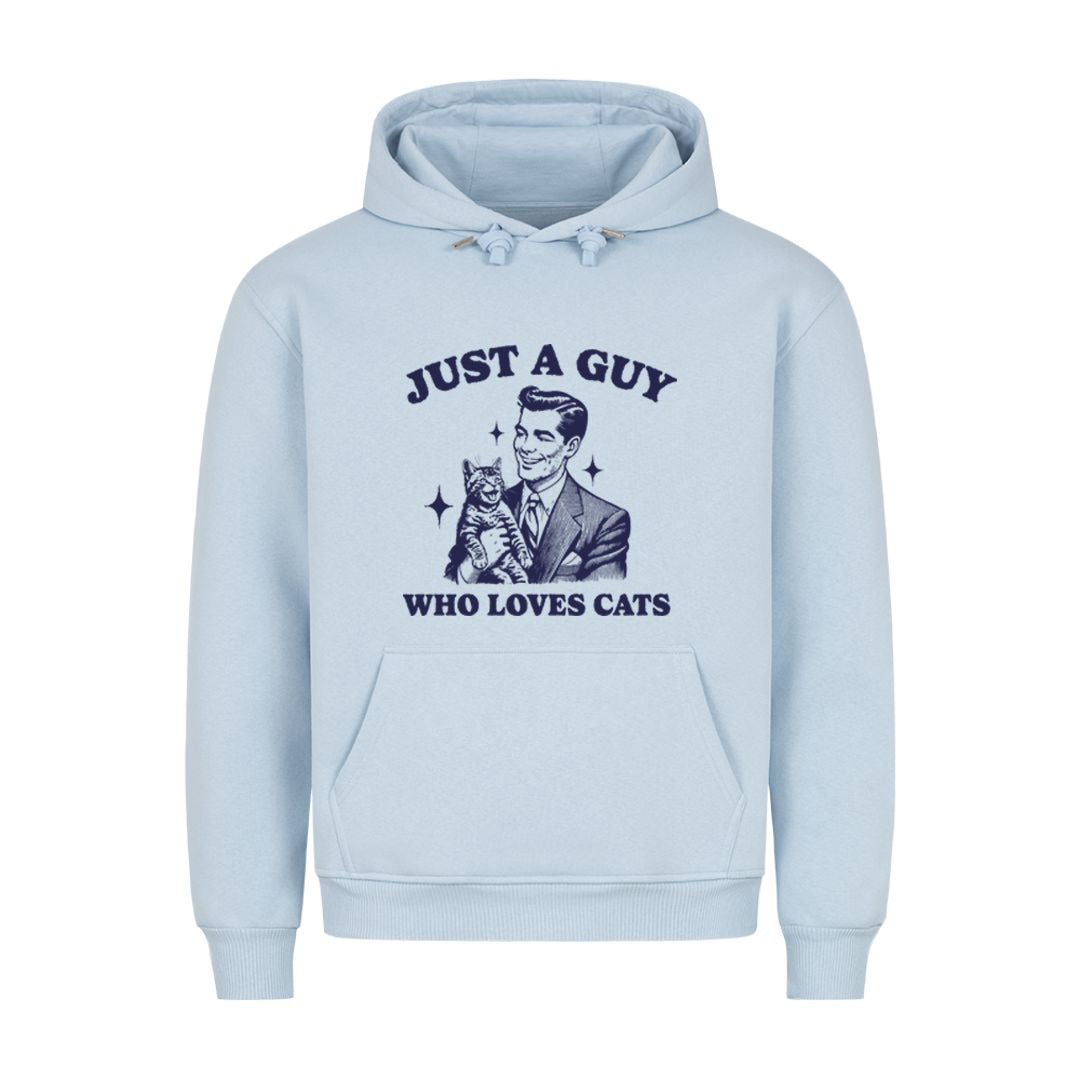 Guy who loves Cats Hoodie