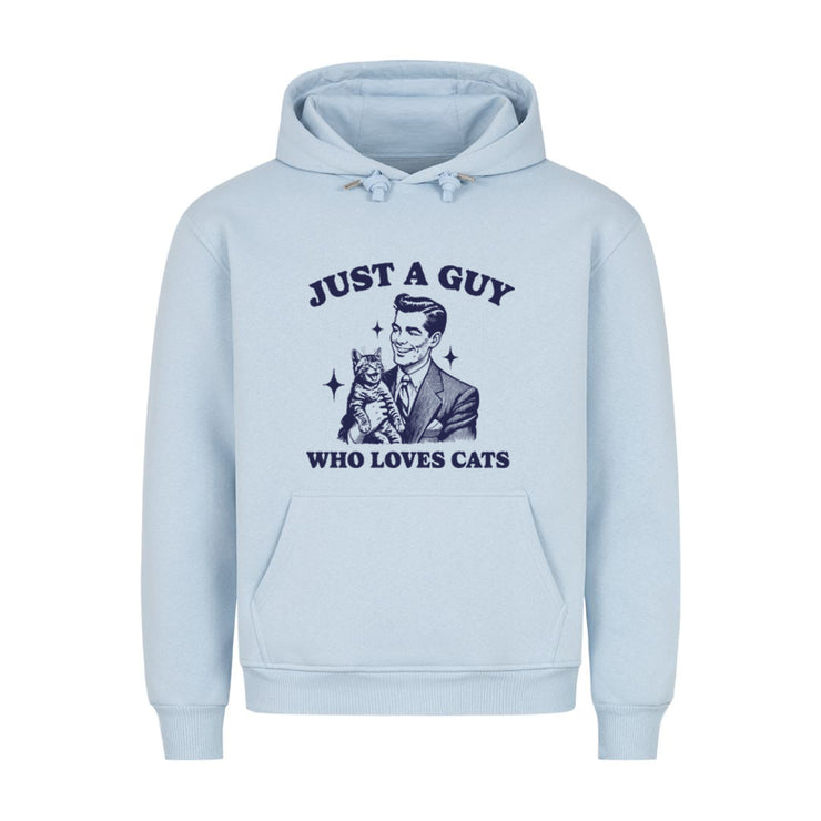 Guy who loves Cats Hoodie