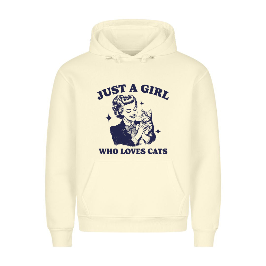 Girl who loves Cats Hoodie