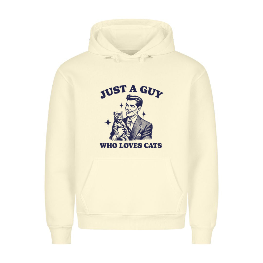 Guy who loves Cats Hoodie