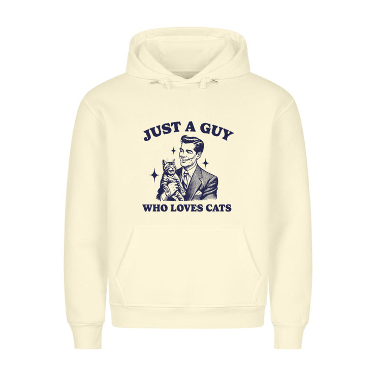 Guy who loves Cats Hoodie