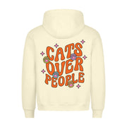Cats Over People Hoodie BackPrint