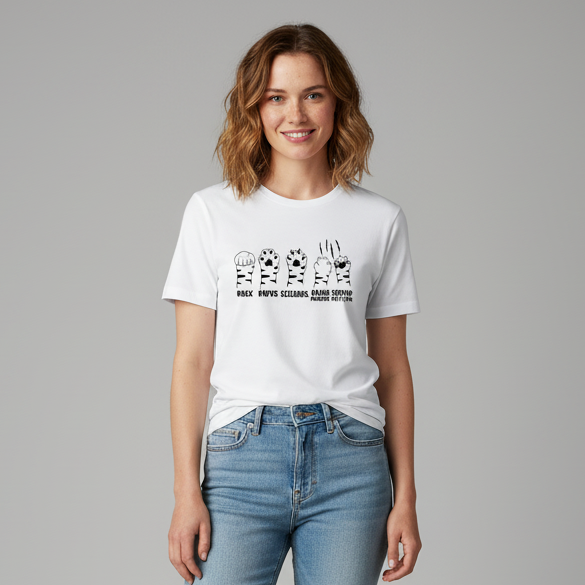 Rock paper Scissors Murder Mittens T-Shirt