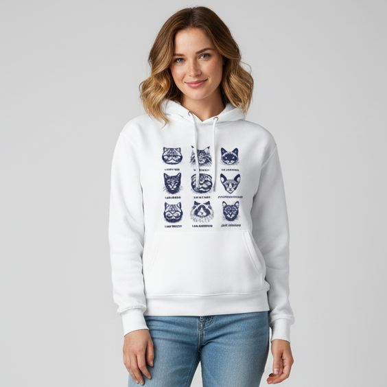 Emotion Cats  Hoodie