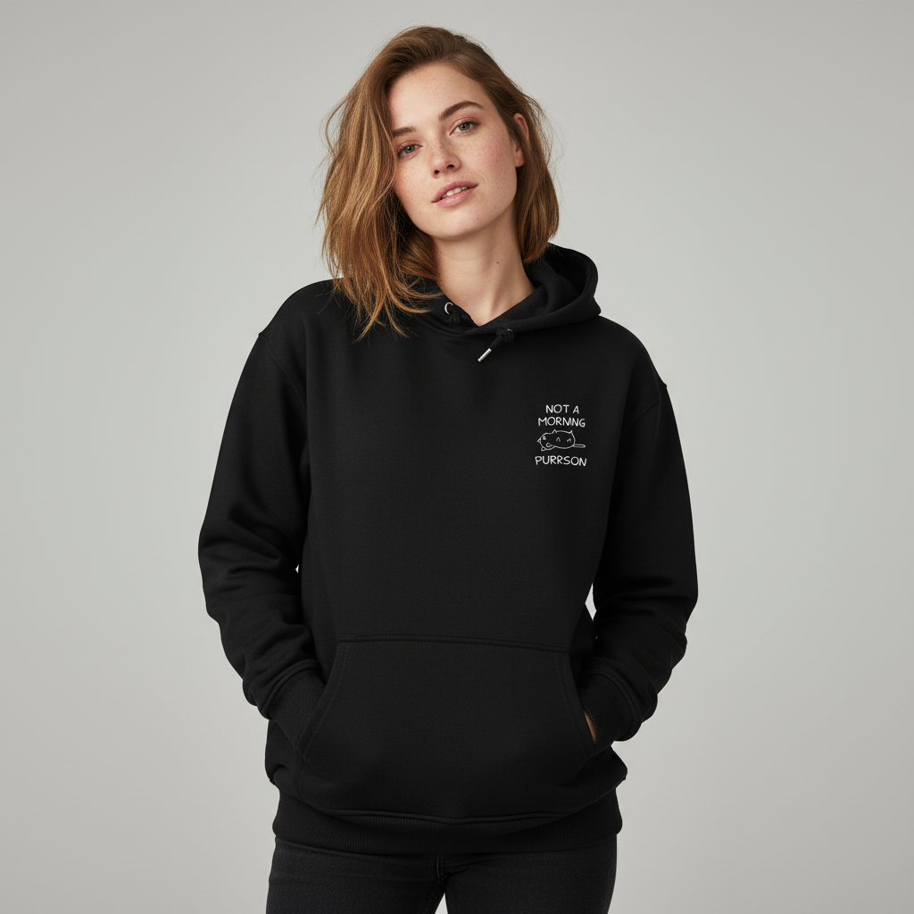 Not a morning Purrson Hoodie
