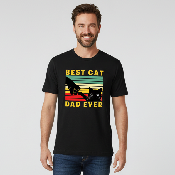 Best Cat Dad T-Shirt