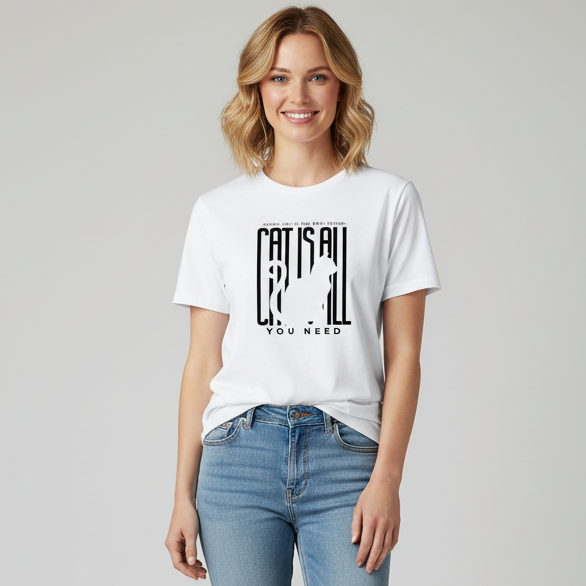 Cat is all you Need T-Shirt