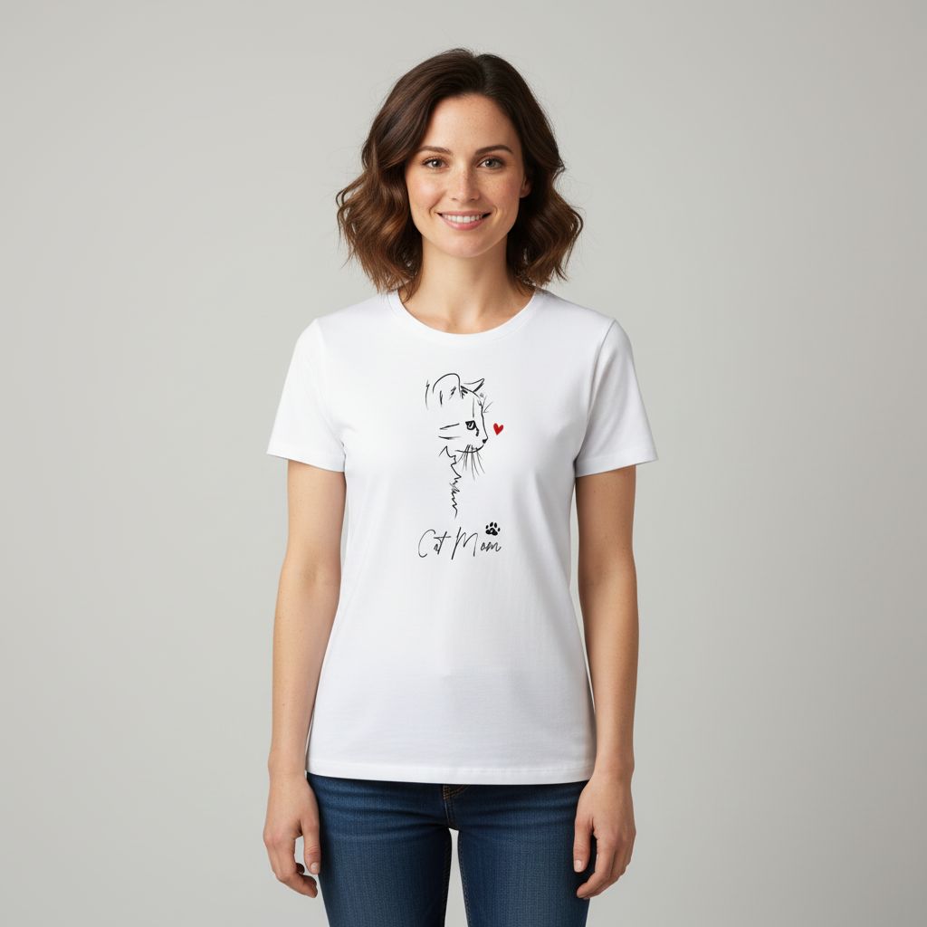 Cat Mom T-Shirt