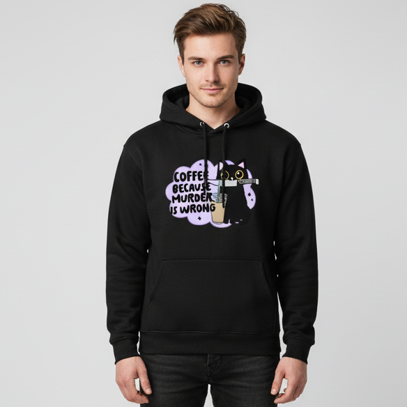 Coffee Cat Hoodie