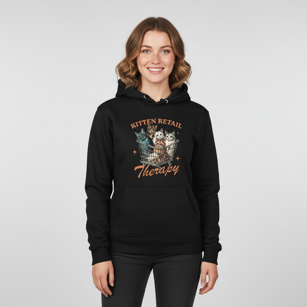 Kitten Therapy Hoodie
