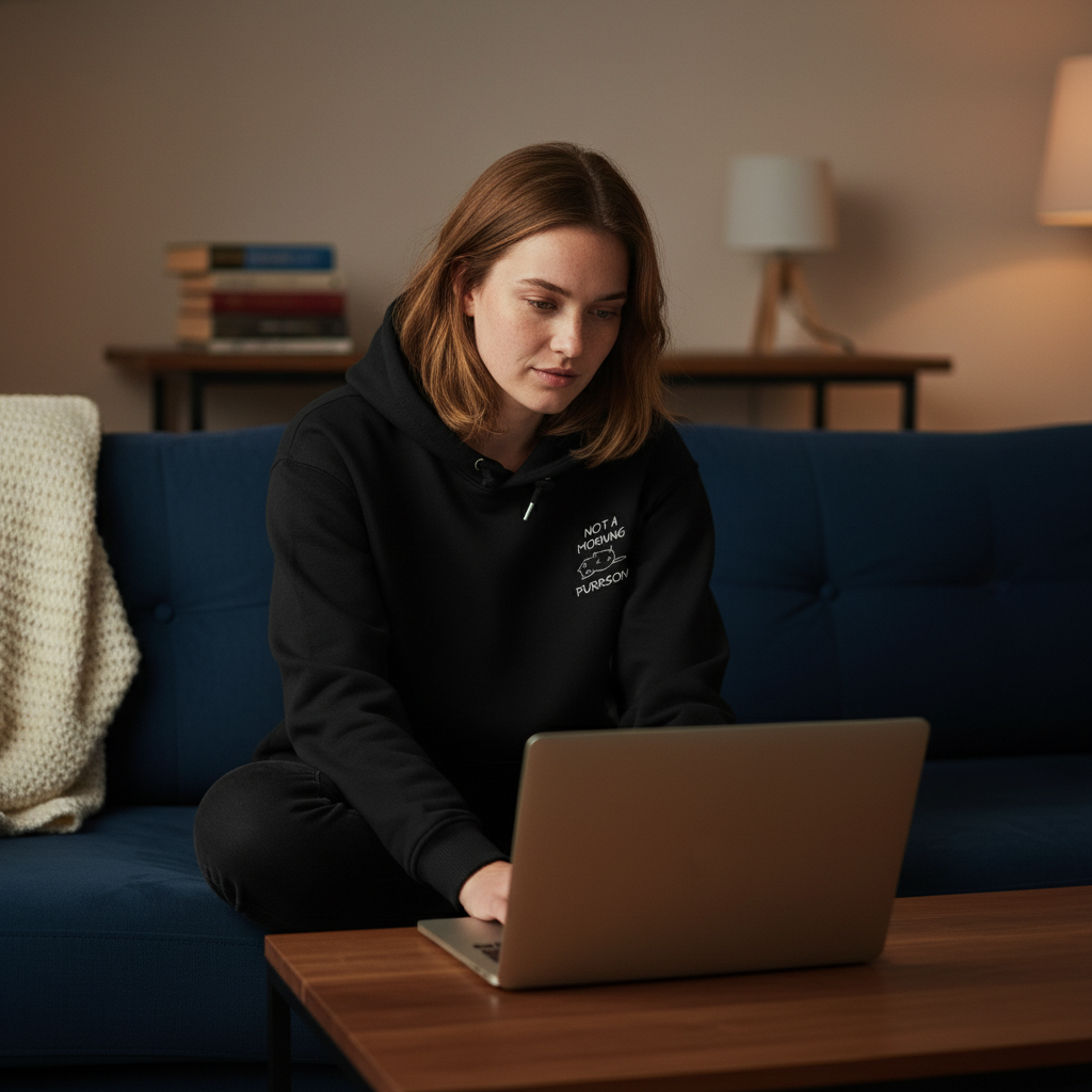 Not a morning Purrson Hoodie