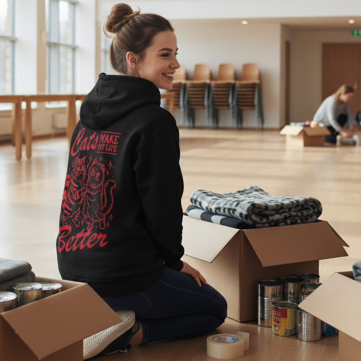 Better Life  Hoodie BackPrint