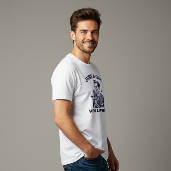 Guy who loves Cats T-Shirt