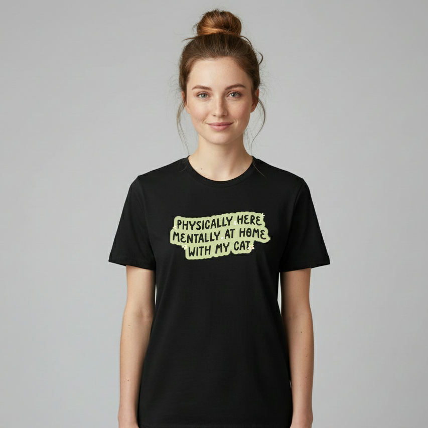 Mentally with my Cat T-Shirt