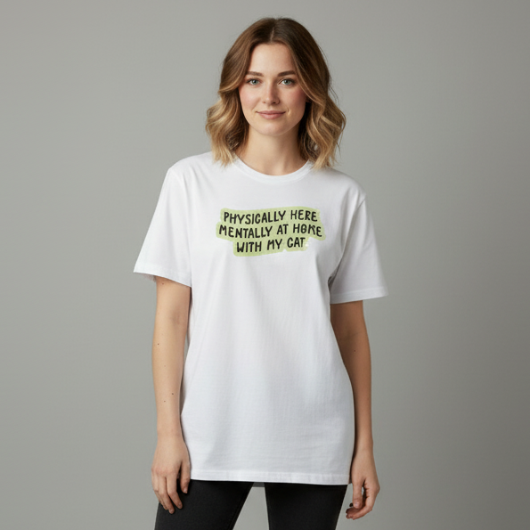 Mentally with my Cat T-Shirt