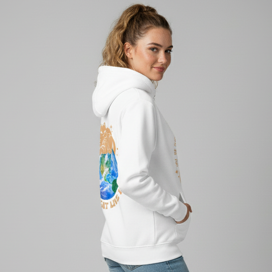 Save the Planet  Hoodie BackPrint