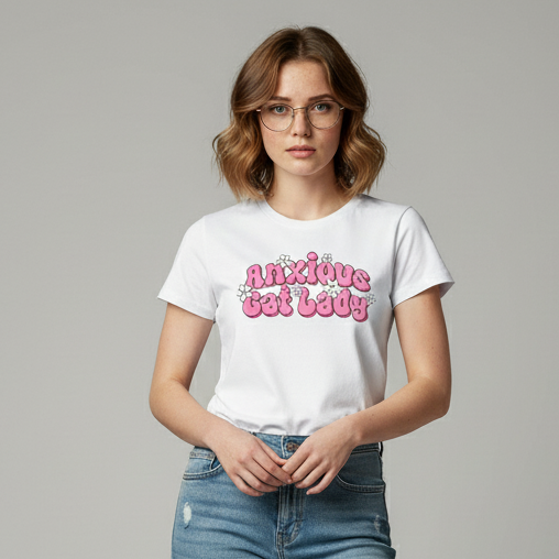 Anxious Cat Lady T-Shirt